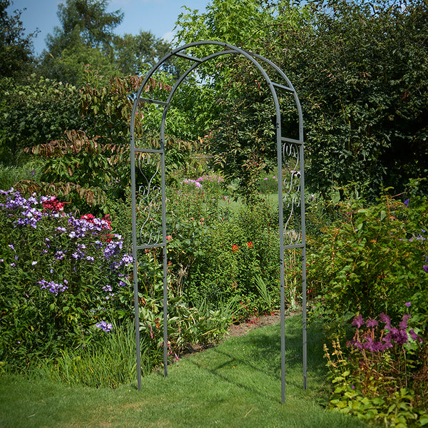 Tom Chambers Eden Garden Arch, Pewter image 0