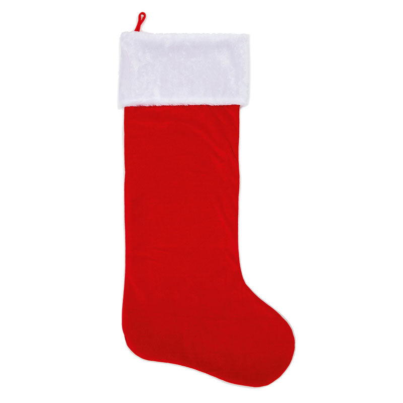 Premier Deluxe Red Fur Stocking image 0
