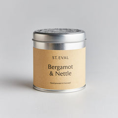 St. Eval Bergamot & Nettle Tin Scented Candle image 0