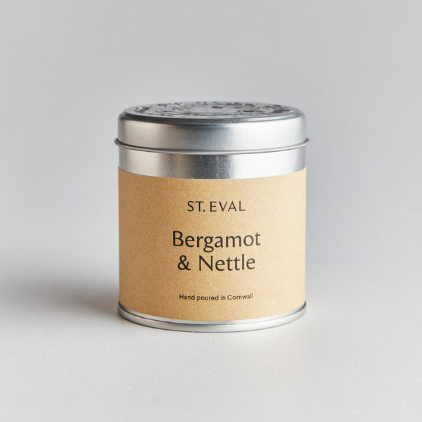 St. Eval Bergamot & Nettle Tin Scented Candle image 0