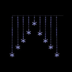 Premier LED FLEXIBRIGHTS Snowflake Curtain Lights - White image 0