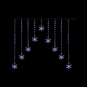 Premier LED FLEXIBRIGHTS Snowflake Curtain Lights - White image 0