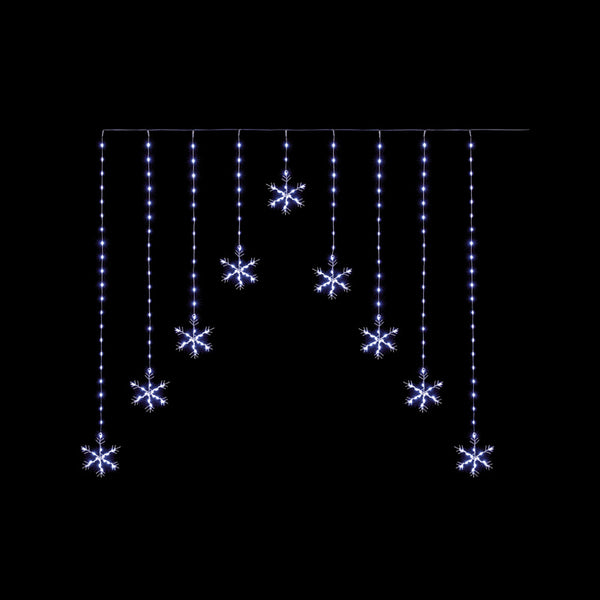 Premier LED FLEXIBRIGHTS Snowflake Curtain Lights - White image 0