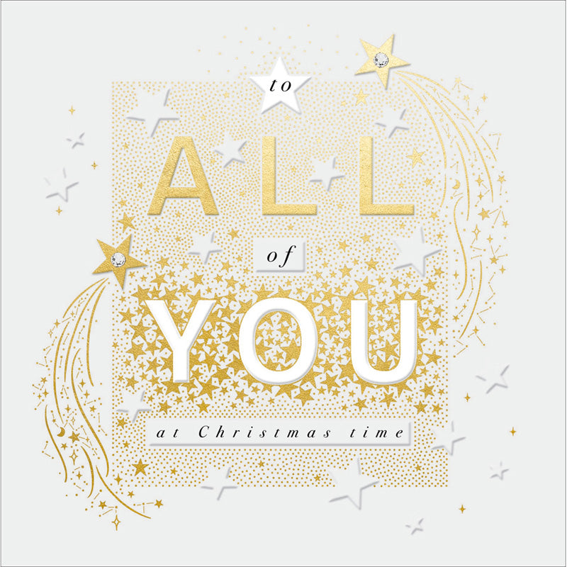 Woodmansterne All of You Text Christmas Card image 0