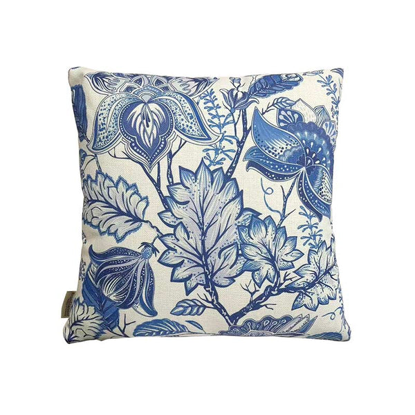 Bramblecrest Square Scatter Cushion, 45 x 45cm - Indigo Foliage image 2