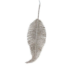 Decoris Pearl Glitter Leaf (Pack of 3) image 0