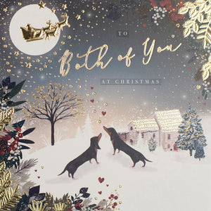 Paperlink Both of You Christmas Card image 0