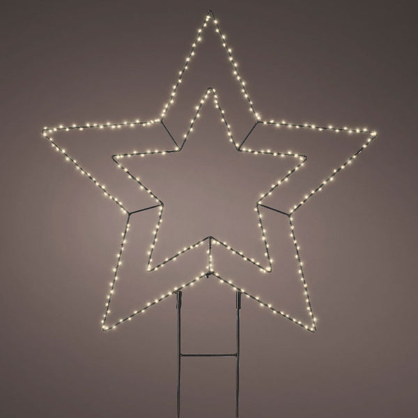 Lumineo LED Metal Star Garden Pick image 3
