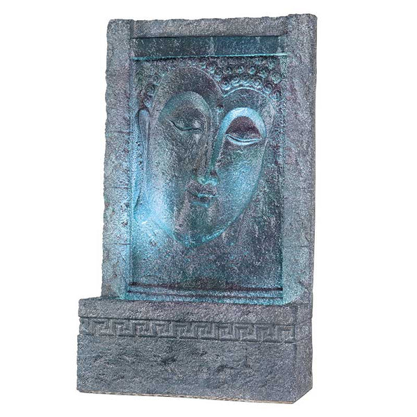 Lit Buddha Face Fountain Water Feature image 0