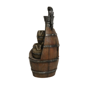 Smart Garden Whiskey Barrels Cascade Water Feature image 3