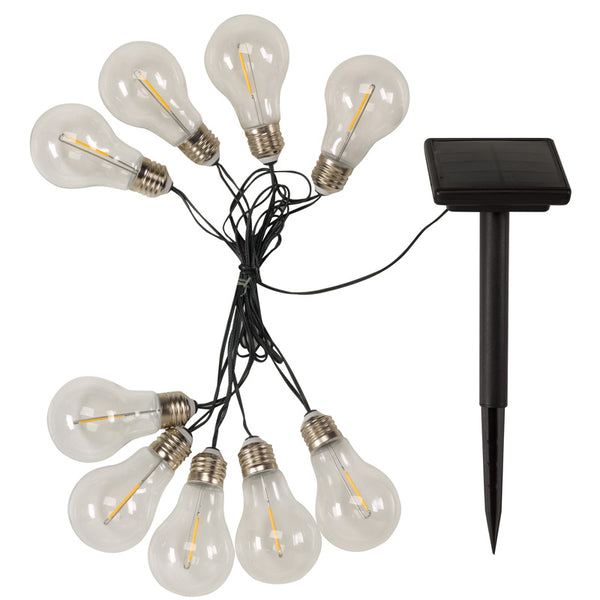 Smart Garden Eureka! Lightbulb Solar String Lights (10 bulbs) image 1