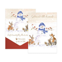 Wrendale Designs Notecard Pack - Gathering All Around (Pack of 8) image 0