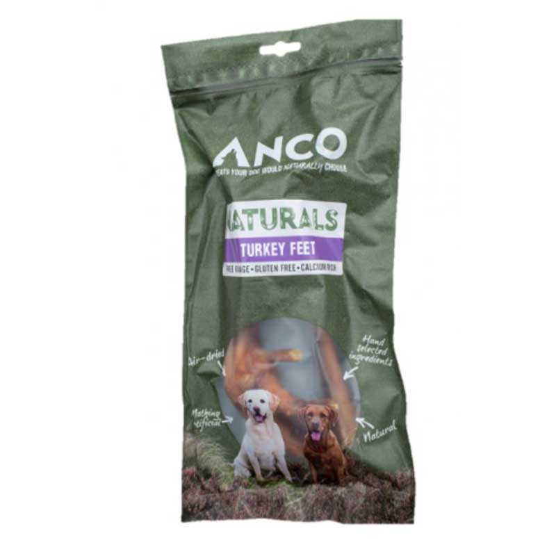 Anco Naturals Turkey Feet Dog Treats image 0