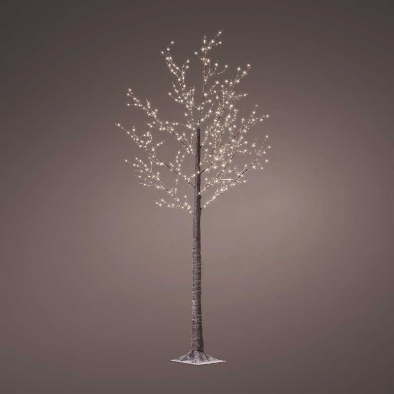 Lumineo Pre-Lit Micro LED Snowy Tree image 0