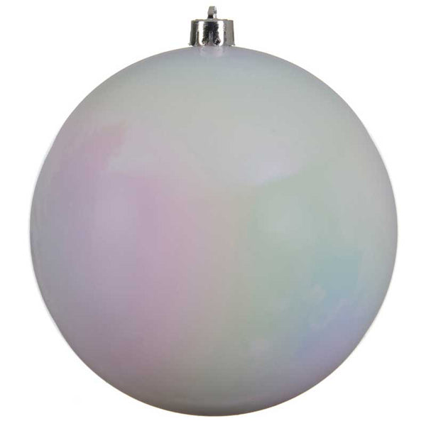 Decoris XL Shatterproof Bauble in White Iris image 0