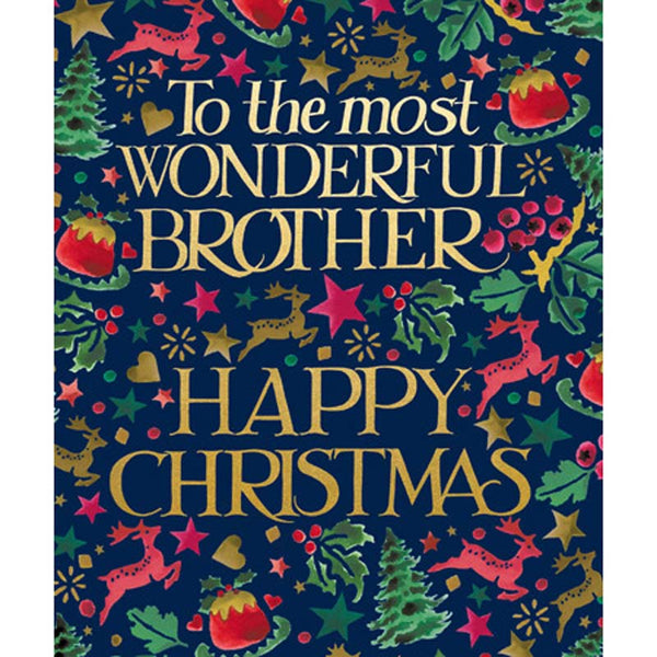 Woodmansterne Wonderful Brother Christmas Card image 0