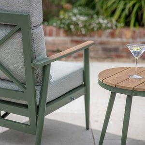 Bramblecrest RHS Wisley 2 Seat Recliner Set in Sage image 4