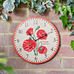 Poppy Wall Clock image 0