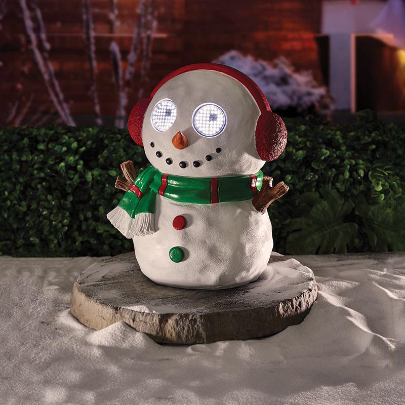 Smart Garden Lit Blinkin’ Frosty Ornament image 0