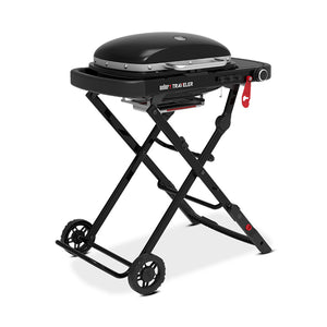 Weber Traveler Compact Portable Gas Grill BBQ with Travel Cart image 11