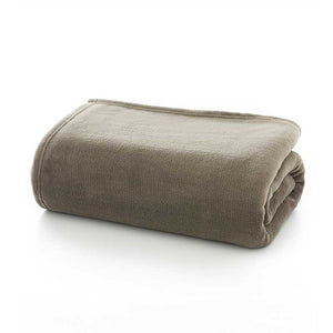 Deyongs Snuggle Touch Deluxe Microfibre Throw - Pebble image 1