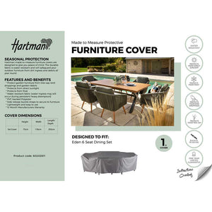 Hartman Covers for Eden 6 Seat Rectangular Dining Set