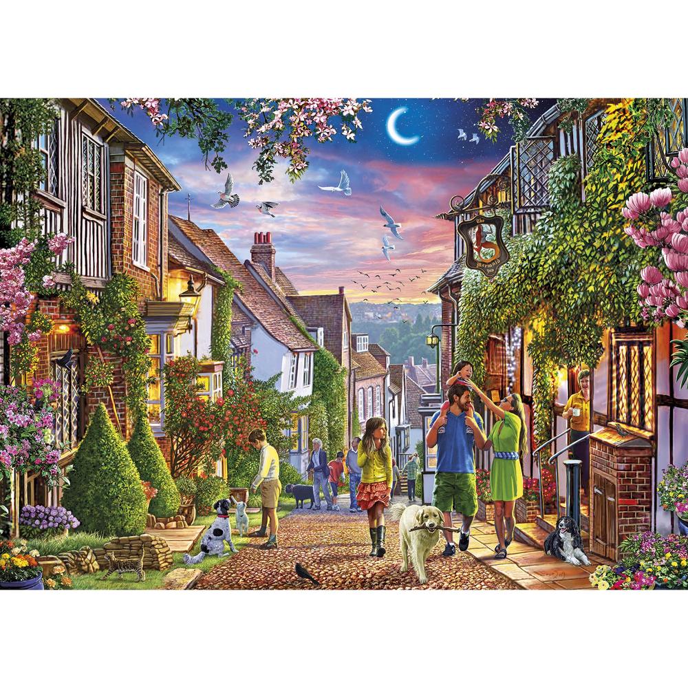 Gibsons Mermaid Street, Rye 1000 Piece Jigsaw Puzzle image 0