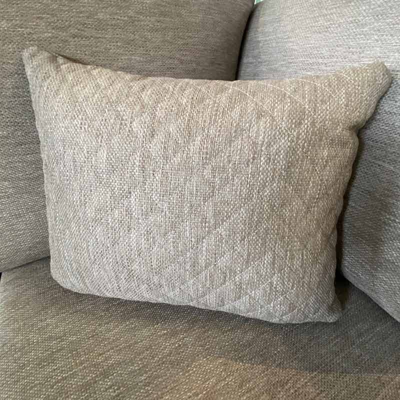 LIFE Soltex Rectangular Deco Diamond Cushion, 45 x 35cm - Beige image 0