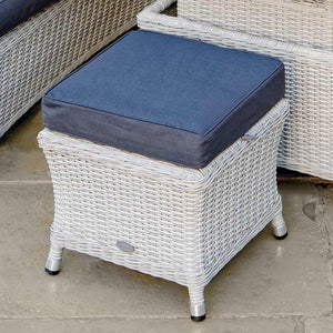 Bramblecrest Monterey Mini Corner Sofa Set in Dove Grey Rattan with Dual Height Table image 3