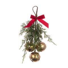 Floralsilk Hanging Bells with Bow image 0