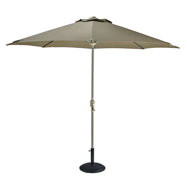 Hartman Buxton 6 Seat Garden Dining Set in Maize with Parasol image 3