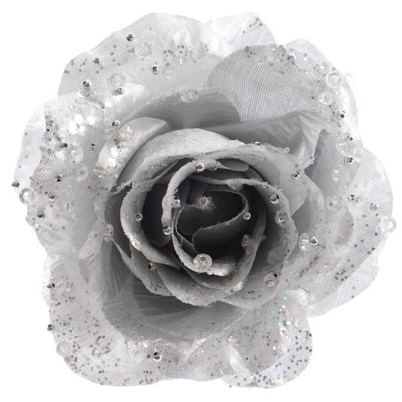 Everlands Silver Rose Clip image 0