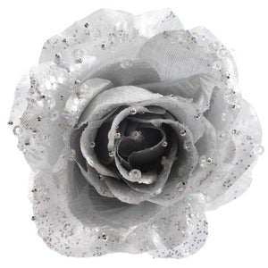 Everlands Silver Rose Clip image 0
