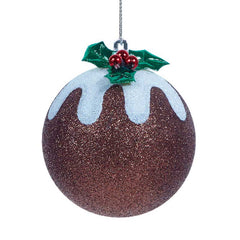 Premier Shatterproof Christmas Pudding Bauble image 0