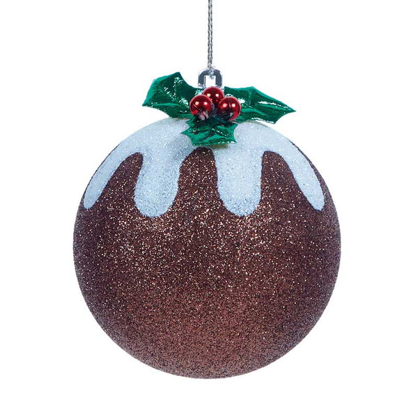 Premier Shatterproof Christmas Pudding Bauble image 0