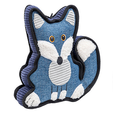 House of Paws Navy Tuff Fox Toy image 0