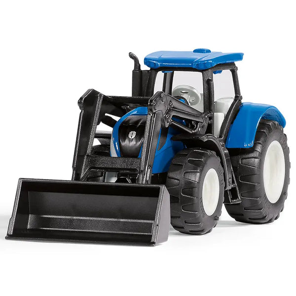 siku 1396 New Holland tractor with front loader image 0