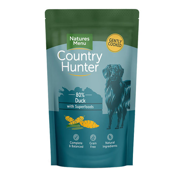 Natures Menu Country Hunter with Superfoods Pouch 150g - Duck image