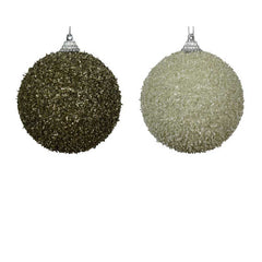 Decoris Foam Bauble with Glitter (Assorted Designs) image 0