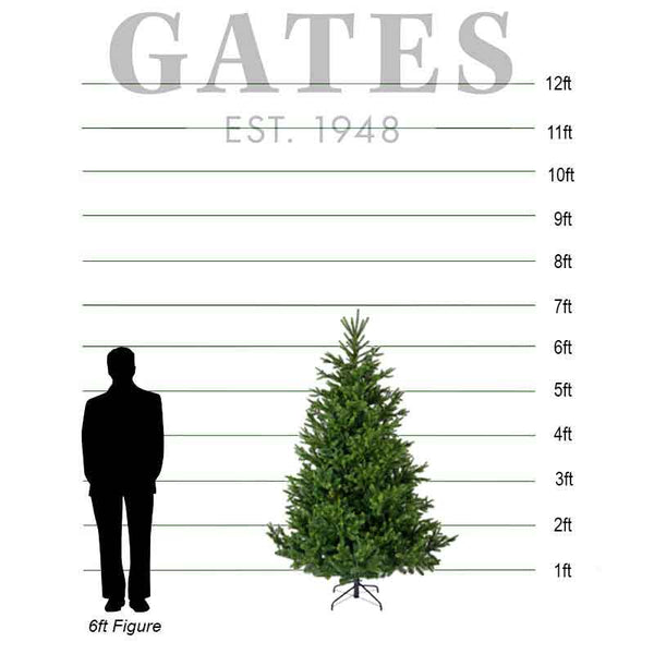 Everlands Nordmann Fir Artificial Christmas Tree – 7ft / 2.1m image 3