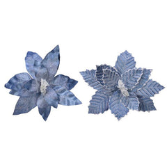 Everlands Large Winter Sky Poinsettia Clip (Assorted Designs) image 0