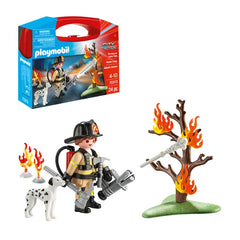 PLAYMOBIL City Action Fire Rescue Small Carry Case image 0