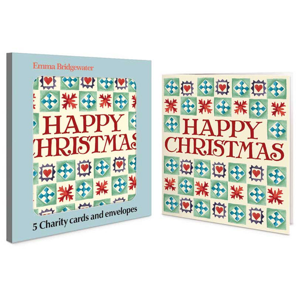 Emma Bridgewater Merry Christmas Charity Christmas Cards (Pack of 5)
