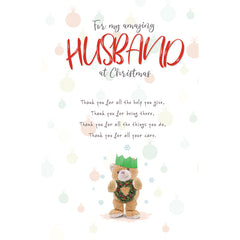 Emotional Rescue Husband Poem Christmas Card