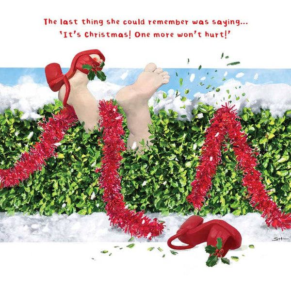 Emotional Rescue In Bush Christmas Card