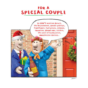 Emotional Rescue Visiting Friends Christmas Card