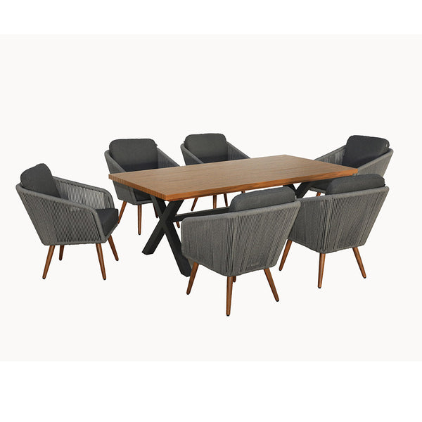 Hartman Etna 6 Seat Rectangular Dining Set
