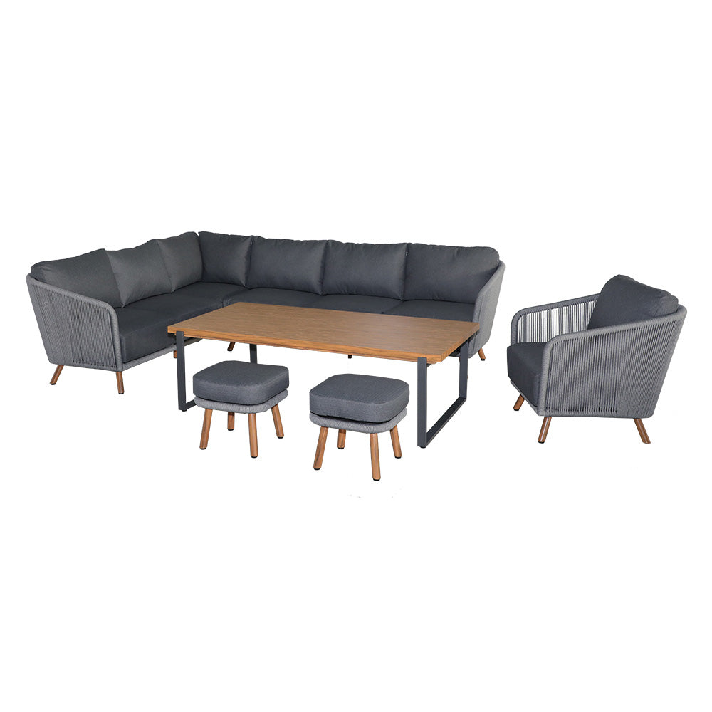 Hartman Etna L-Shape Sofa Set with Rectangular Table