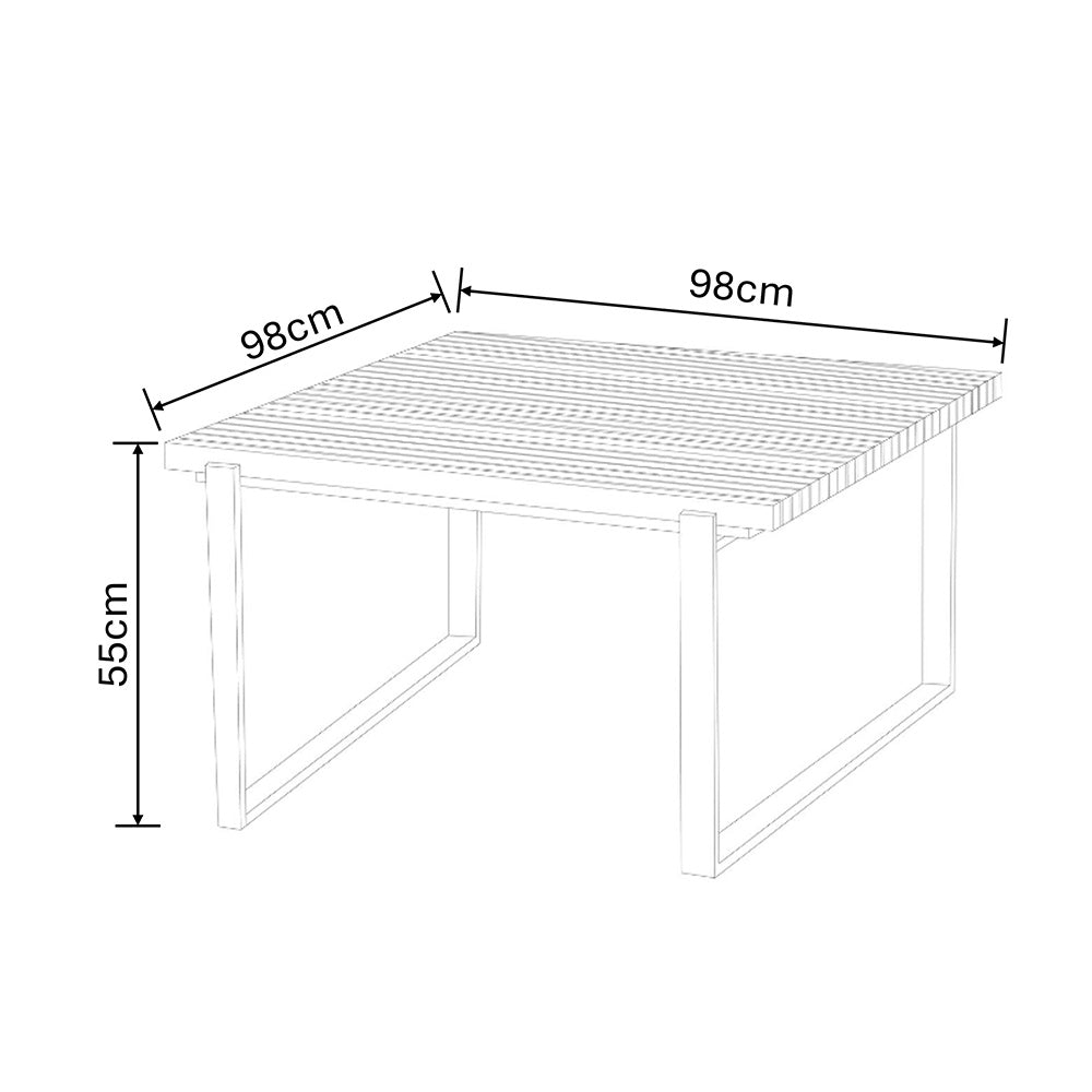 Hartman Etna Square Casual Dining Set