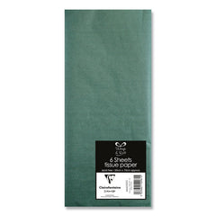 Dark Green Tissue Paper (Pack of 6)